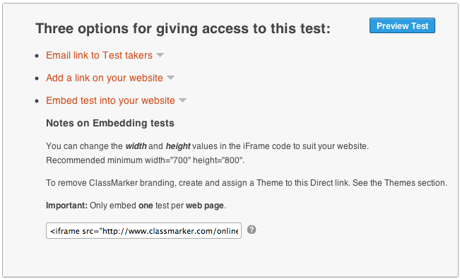 How to Embed Quiz on website